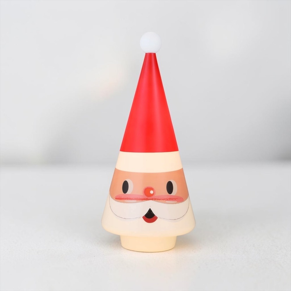 Mr. Christmas 24" Blow Mold Retro Santa Tree - Vintage style Head IN HAND